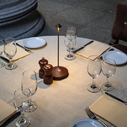 Wireless LED table lamp - ModernLumin | Bowlift