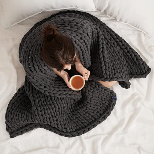 BowLift | Dreamblanket Sleep Blanket – Quilted Organic Cotton Blanket for Relaxation and Stress Relief