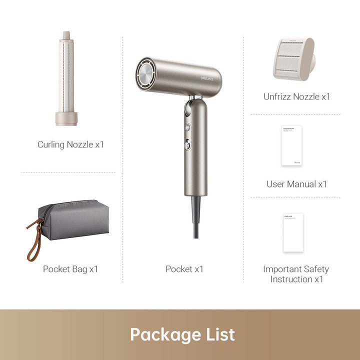BowLift | LuxéAir Elite High-Speed Hair Dryer | Effortless styling for a shiny, salon-quality result