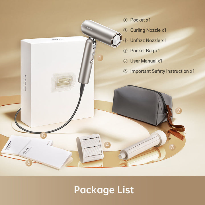 BowLift | LuxéAir Elite High-Speed Hair Dryer | Effortless styling for a shiny, salon-quality result
