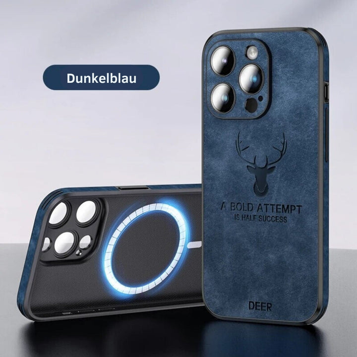 BowLift | Deer - Luxury Leather iPhone Case with Stylish Design and Shockproof Protection