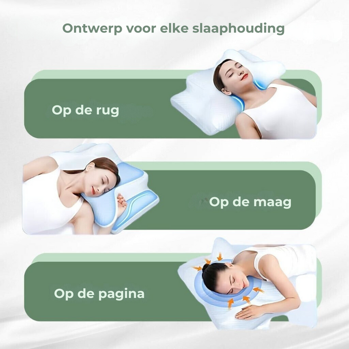 DreamAlign - Luxe Orthopedisch Slaapkussen Bowlift