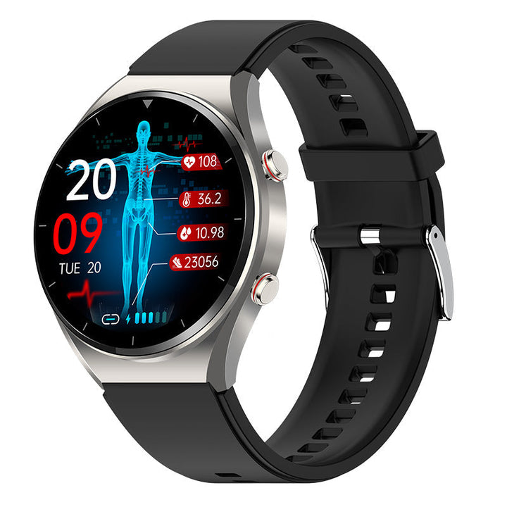 BowLift | One-Click Blood Sugar|Blood Glucose Blood Pressure ECG|ECG HRV Heart Rate Monitor Health Smart Watch