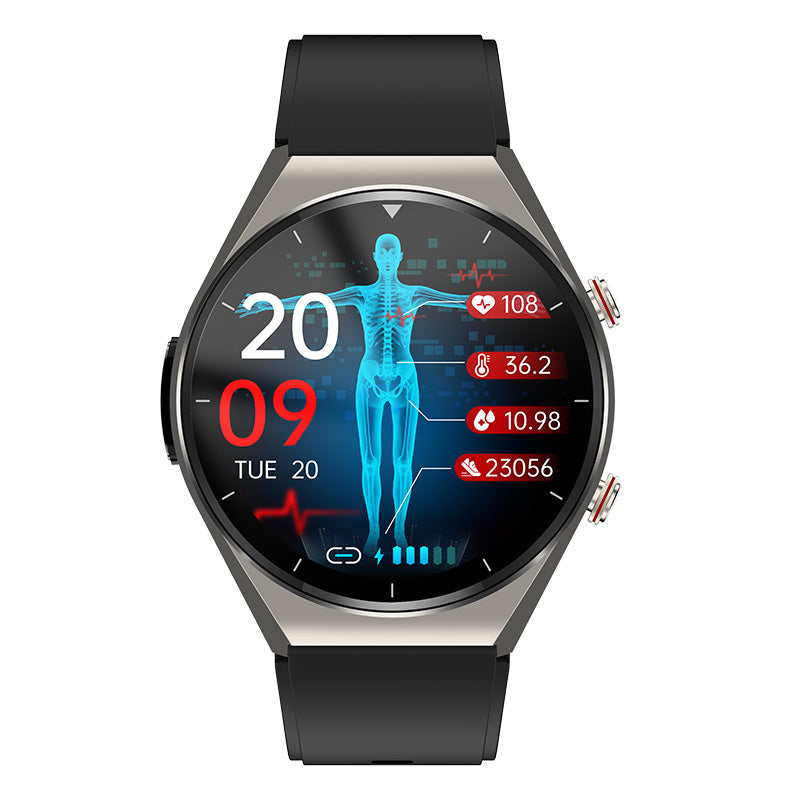 BowLift | One-Click Blood Sugar|Blood Glucose Blood Pressure ECG|ECG HRV Heart Rate Monitor Health Smart Watch