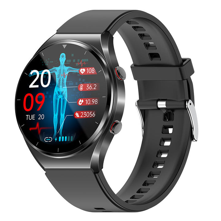 BowLift | One-Click Blood Sugar|Blood Glucose Blood Pressure ECG|ECG HRV Heart Rate Monitor Health Smart Watch