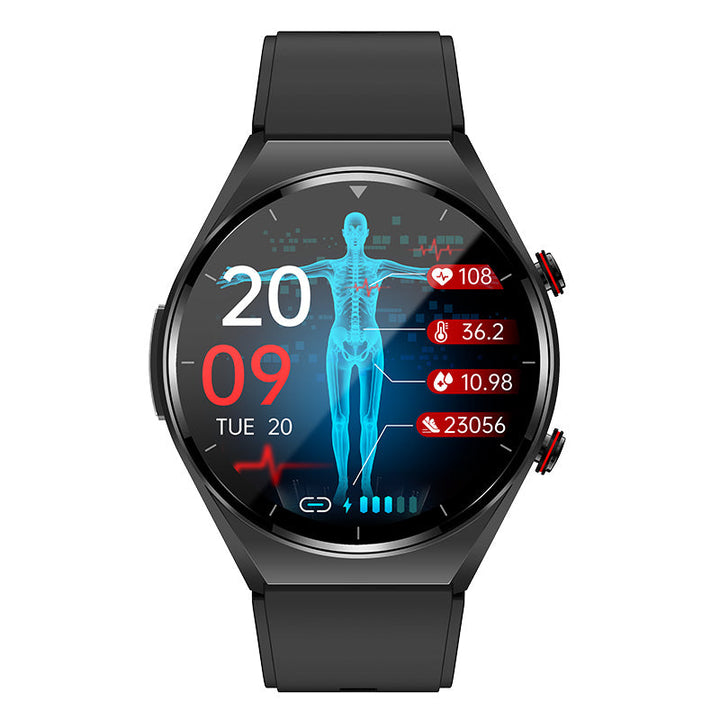BowLift | One-Click Blood Sugar|Blood Glucose Blood Pressure ECG|ECG HRV Heart Rate Monitor Health Smart Watch