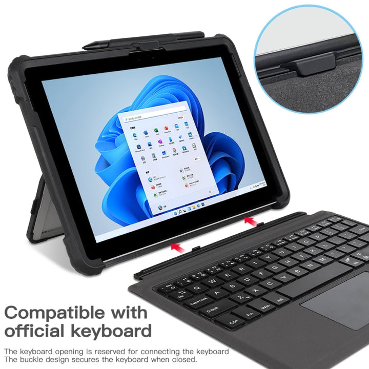 BowLift | For MicroSoft Surface Pro 4 / 5 / 6 / 7 / 7+ Acrylic transparent hand and shoulder strap laptop case