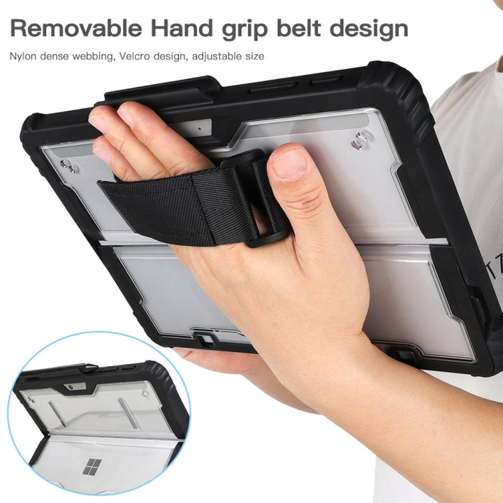 BowLift | For MicroSoft Surface Pro 4 / 5 / 6 / 7 / 7+ Acrylic transparent hand and shoulder strap laptop case