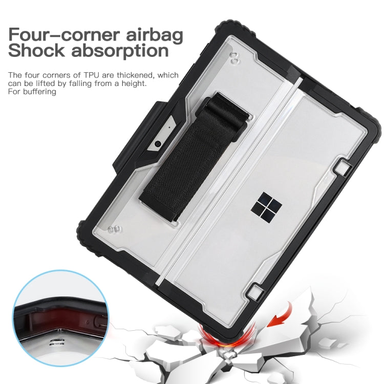BowLift | For MicroSoft Surface Pro 4 / 5 / 6 / 7 / 7+ Acrylic transparent hand and shoulder strap laptop case