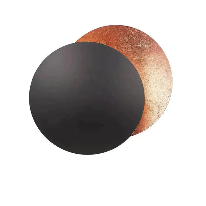 BowLift | Eclipse lamp | Wall light with rotatable golden discs