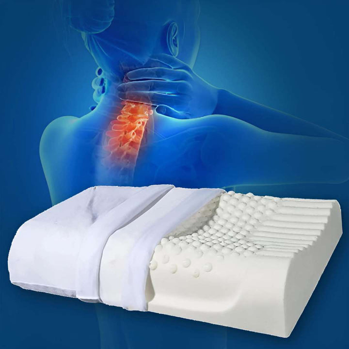 BowLift | EcoNeck Comfort | Orthopedic Neck Support Pillow made of Natural Rubber