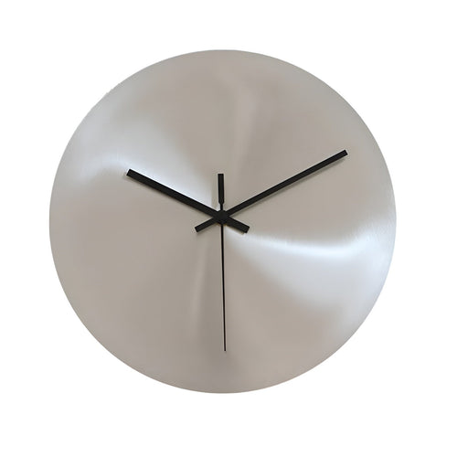 BowLift | Stainless Steel Wall Clock Large | Modern Design for Living Room