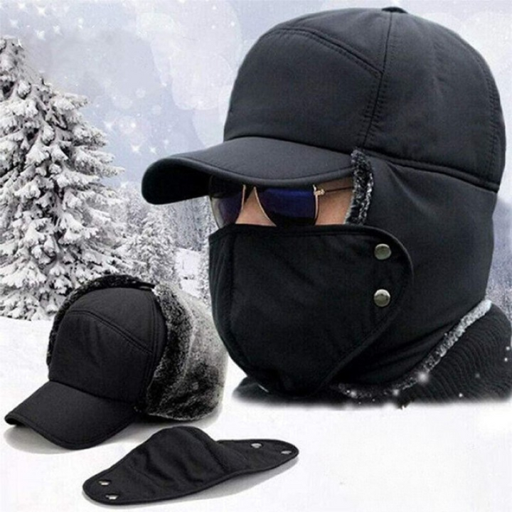 BowLift | LuxGuard Windproof Beanie with Ear Protection | Protects against wind and cold with style