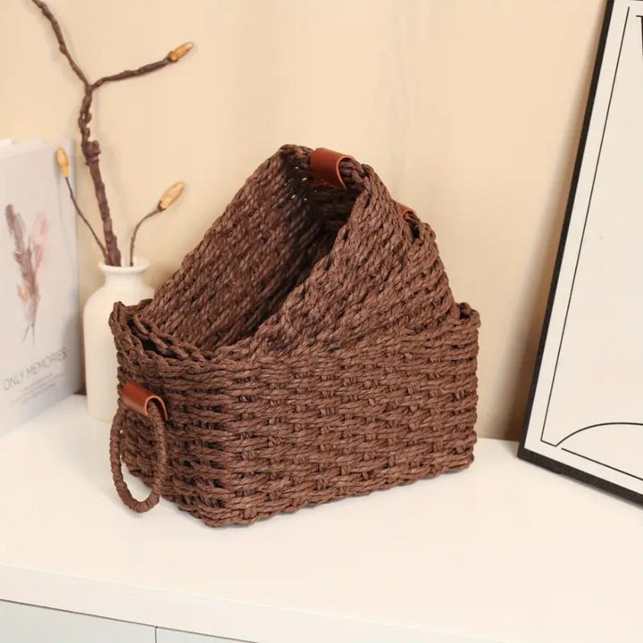 BowLift | Elegant Rattan Weave Basket Set
