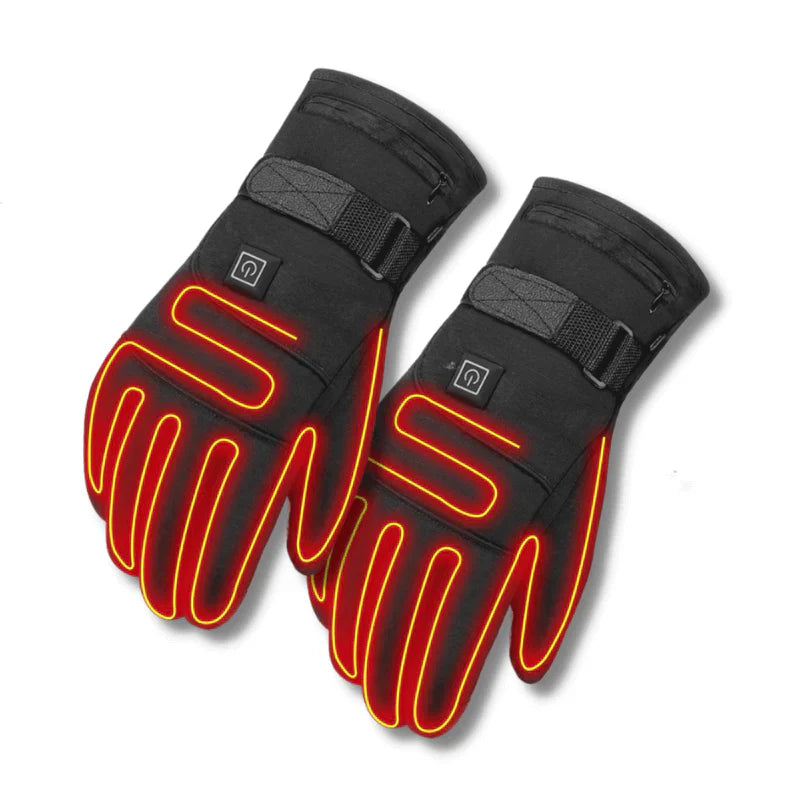 BowLift | ThermoGrip Heated Gloves – Waterproof Unisex Gloves with 3 Heat Levels and Touchscreen Function