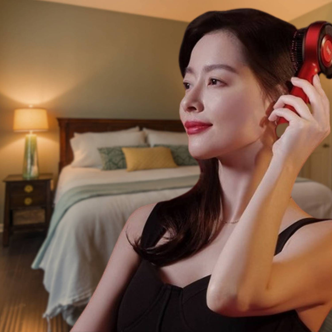 BowLift | Electric Scalp Massage Brush with LED Light Therapy - GlowScalp