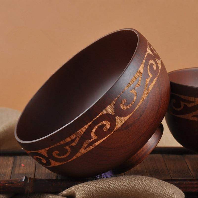 Ethnic wooden bowl Bowlift