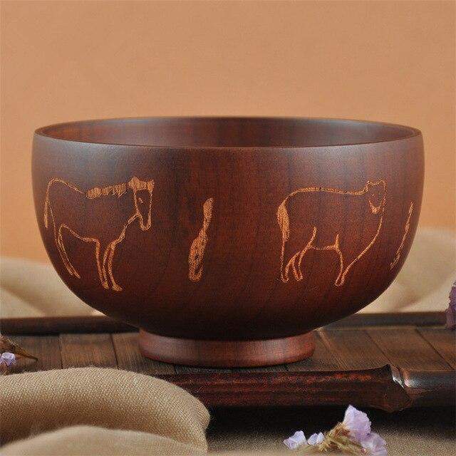 Ethnic wooden bowl Bowlift