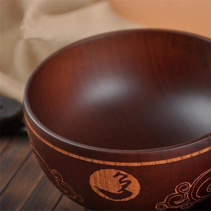 Ethnic wooden bowl Bowlift