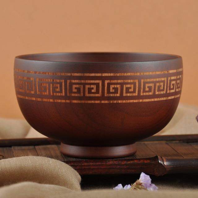 Ethnic wooden bowl Bowlift