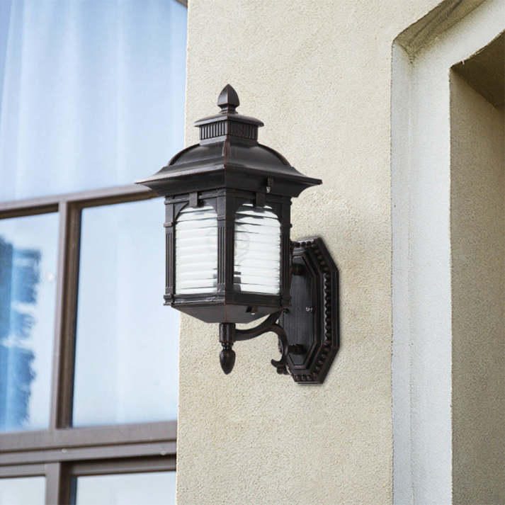 BowLift | Antique Wall Light Outdoor Black