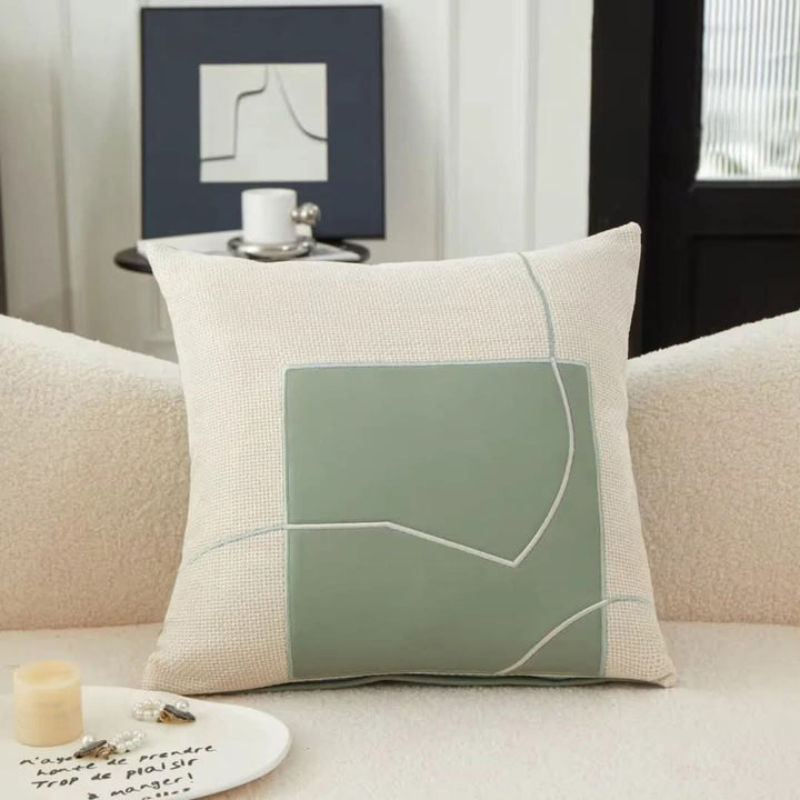 BowLift | Geometric Embroidery Pillowcase