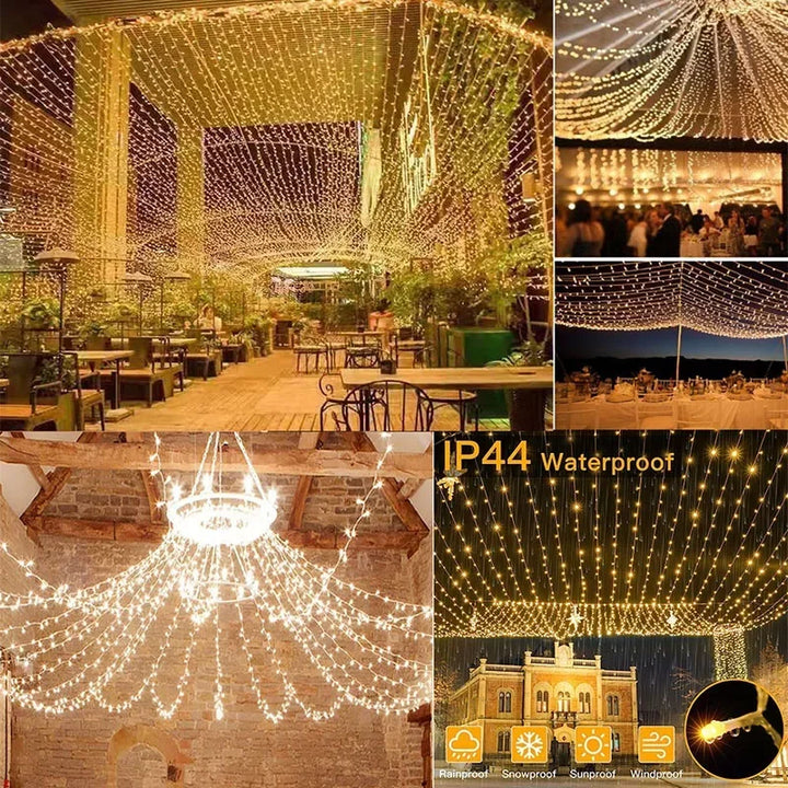 FestiveGlow Outdoor Lighting - Magical LED Outdoor Lighting for Parties | Bowlift