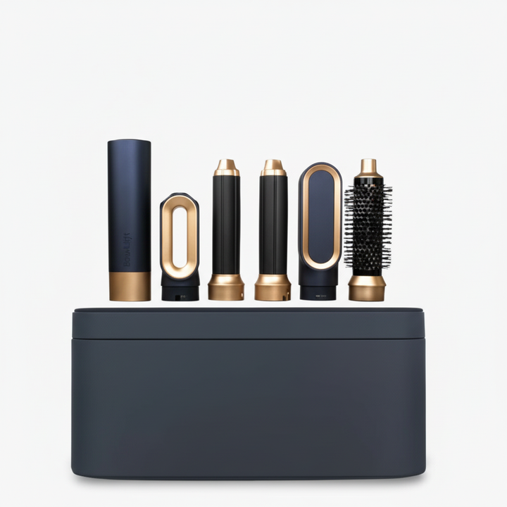 BowLift | Glossify 5-in-1 Hair Styler | 1000W Hot Air Brush with Ionic Technology