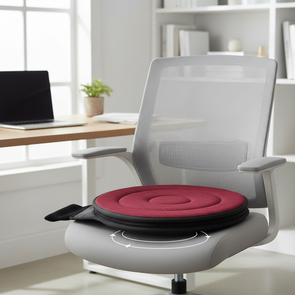 BowLift | TurnEase 360° Rotating Seat Cushion – Comfortable Swivel Cushion for Car, Office & Home