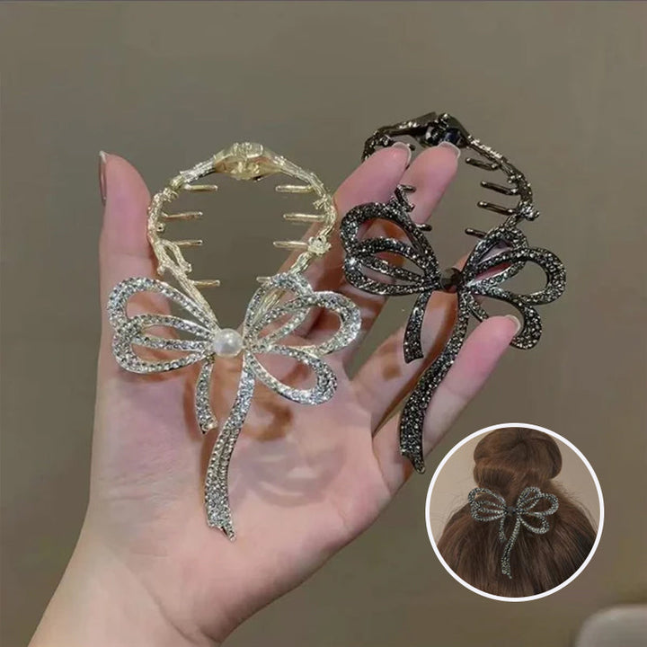 Bow Light Luxury Premium Feeling Hair Clip Bowlift