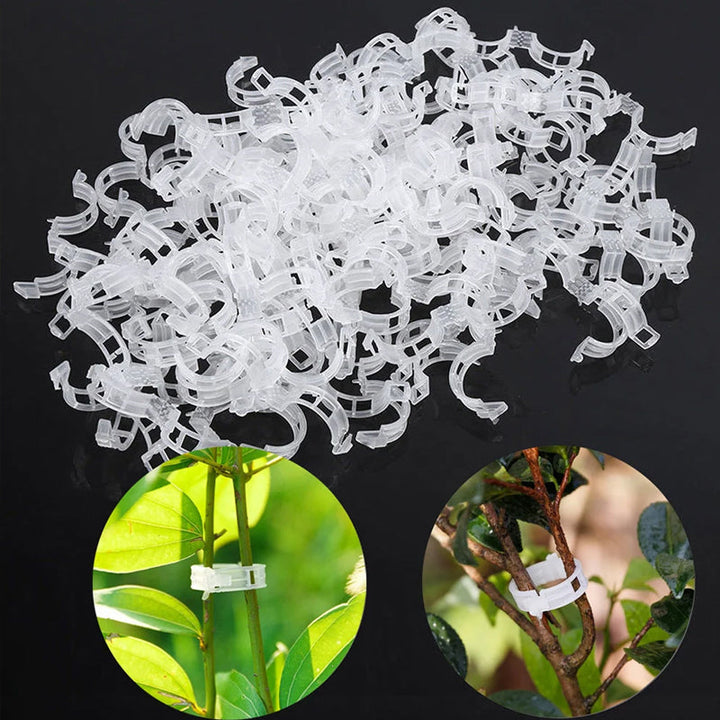 50/100/150pcs Plant Support Clips, Vine Vegetable Fastening Clips | Bowlift