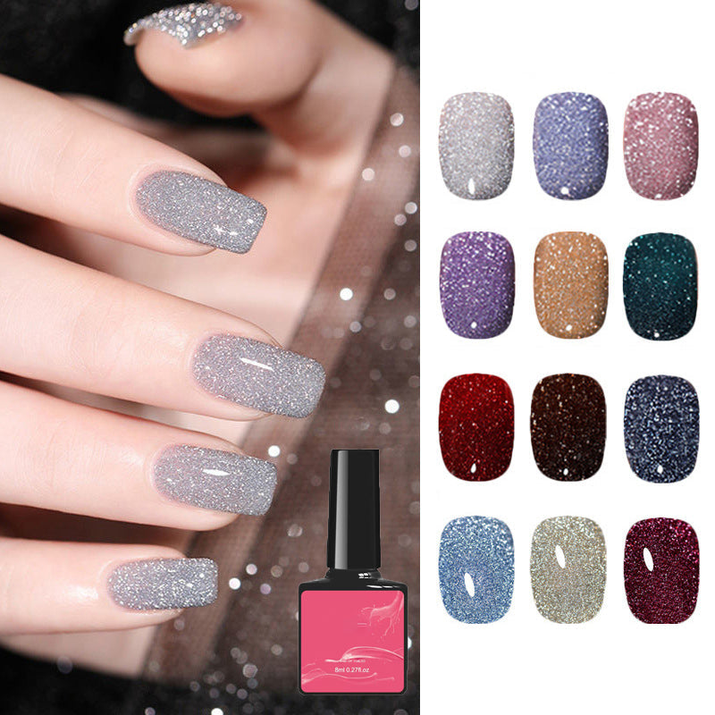 High density glitter nail gel polish | Bowlift