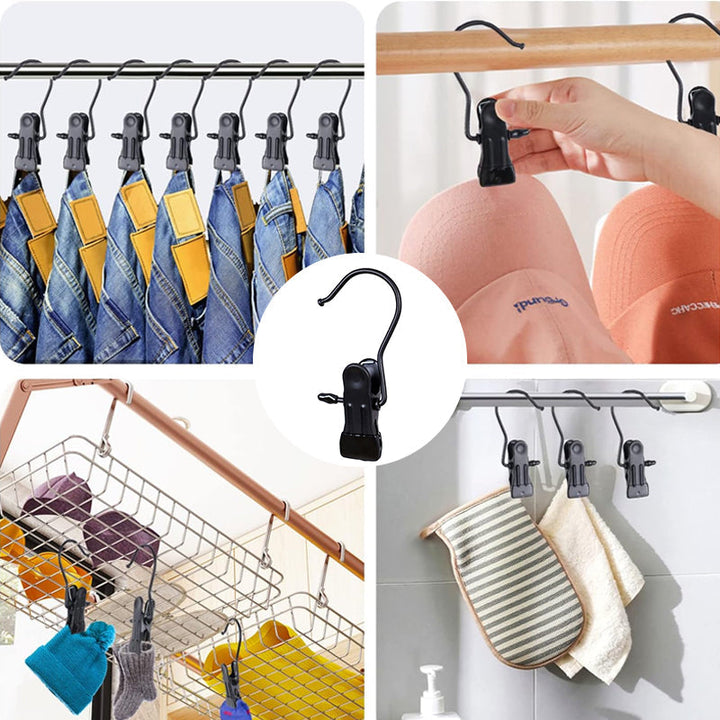BowLift | Space-saving portable travel hanger clips