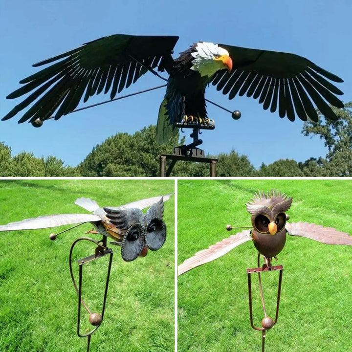 Garden Art-bird Patio Decoration | Bowlift