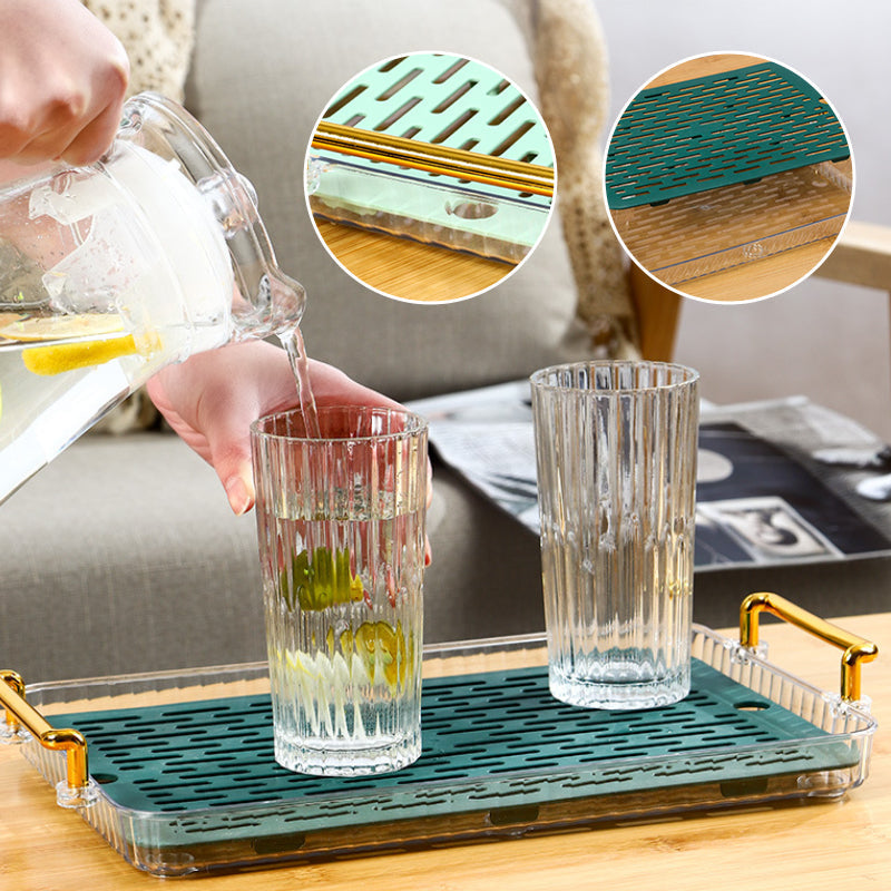 Light Luxury Draining Tea Tray | Bowlift