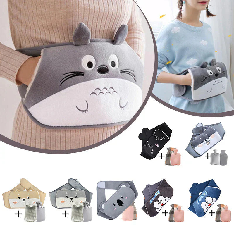BowLift | WarmCush – Reusable Plush Hot Water Bottle with Hip Cushion