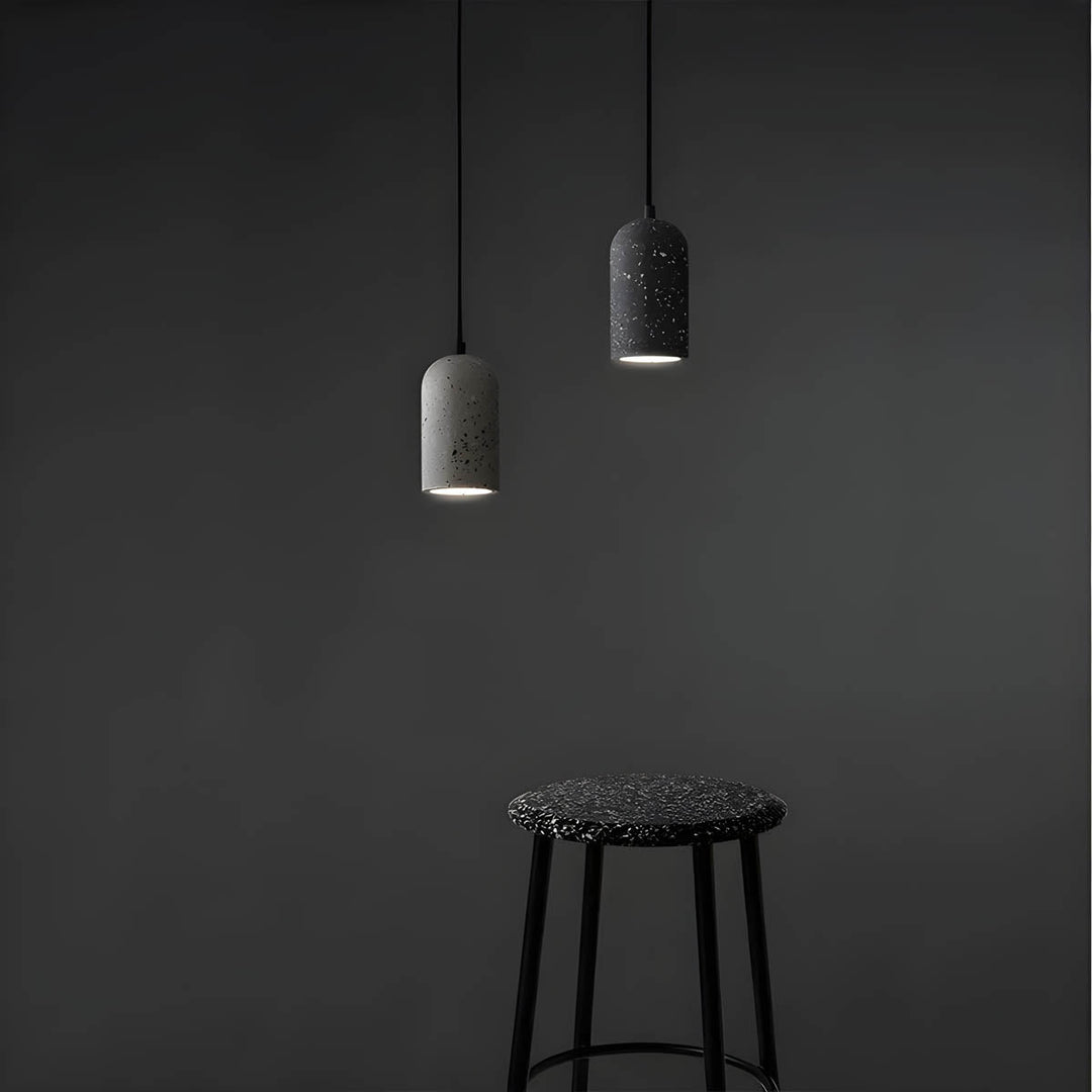 BowLift | Modern Concrete Pendant Light | Ø 9.6 cm, 200 cm Cable