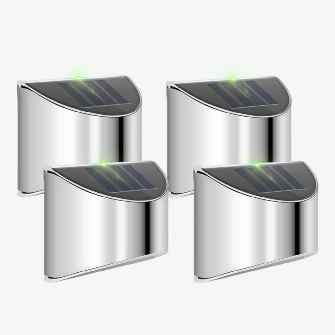 BowLift | Stainless Steel Solar LED Outdoor Wall Light