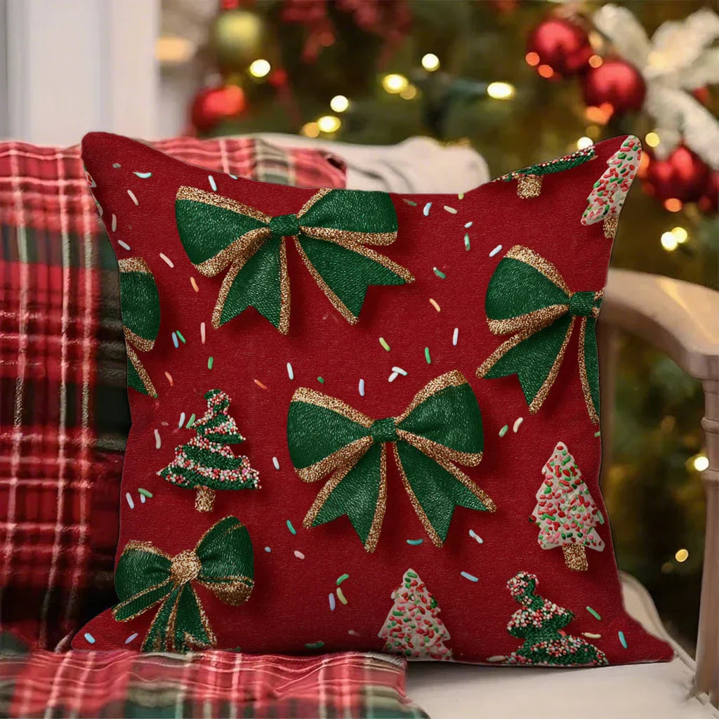 BowLift | Festive Christmas cushion covers 40x40 | Decorative cushion cases