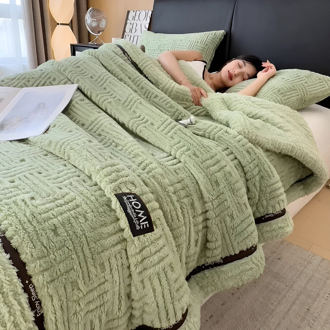 BowLift | Fluffy Fleece Blanket | Soft Breathable Throw Blanket