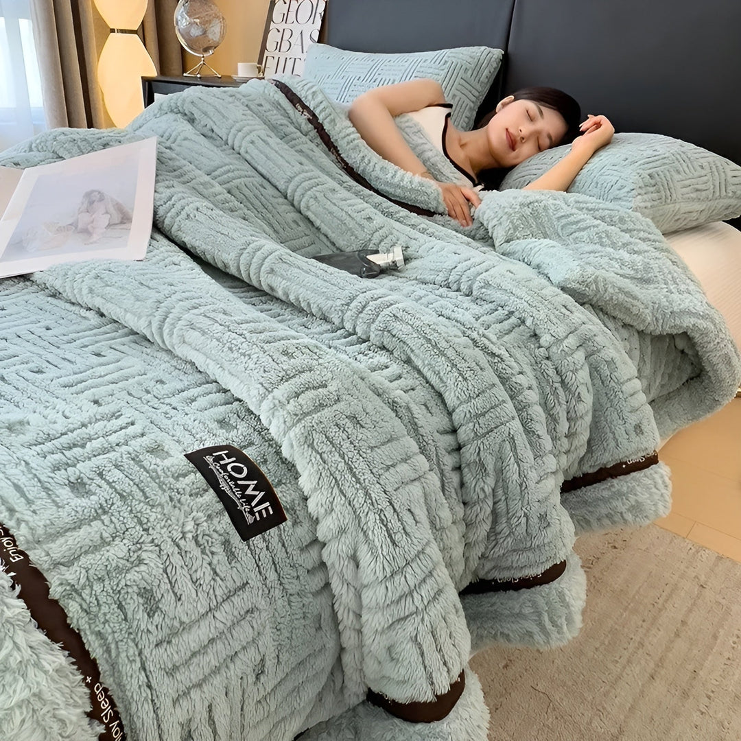 BowLift | Fluffy Fleece Blanket | Soft Breathable Throw Blanket