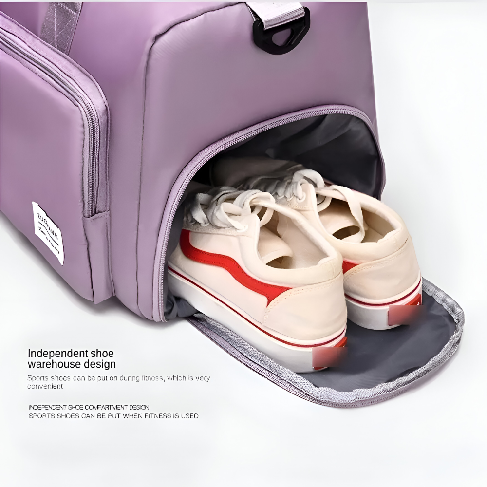 Waterproof travel bag with shoe compartment – Lightweight weekend bag with plenty of storage space | Bowlift
