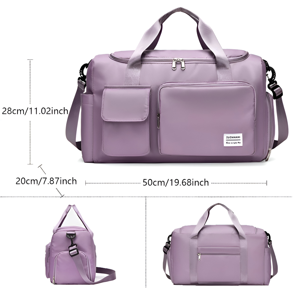 Waterproof travel bag with shoe compartment – Lightweight weekend bag with plenty of storage space | Bowlift
