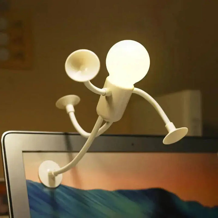 BowLift | LED Night Light with Suction Feet – Flexible & Playful for Bedroom or Living Room