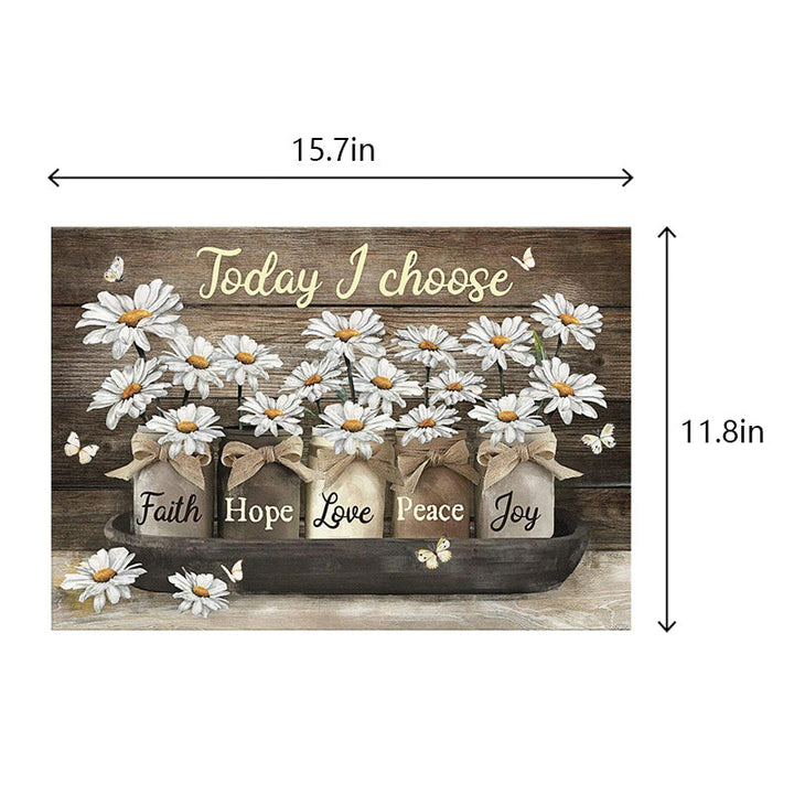 Floral Decorative Painting Core Canvas | Bowlift