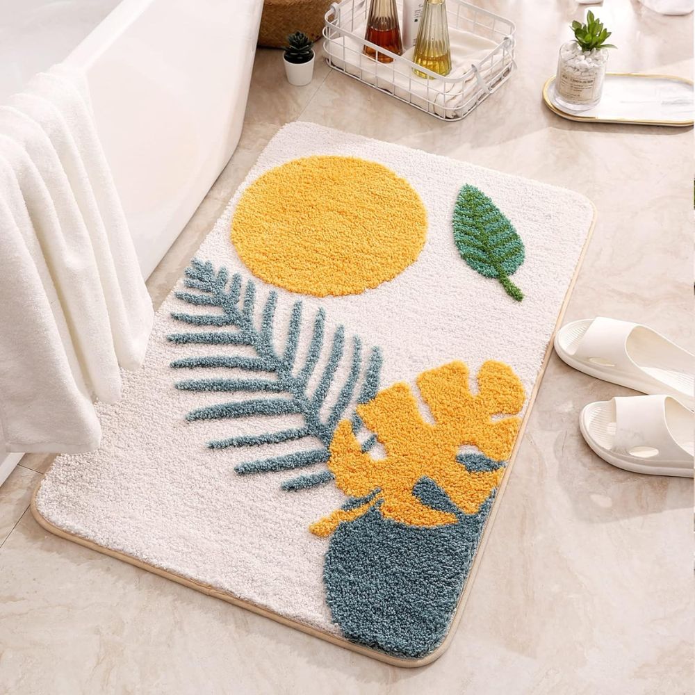 BowLift | Floral Non-Slip Bathmat