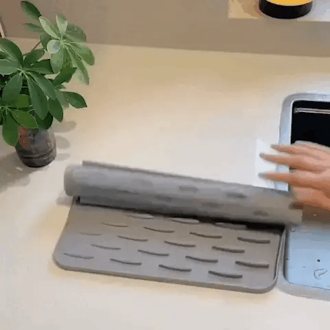BowLift | FlexiDry Silicone Drying Mat – Heat Resistant, Non-Slip & Space Saving Design