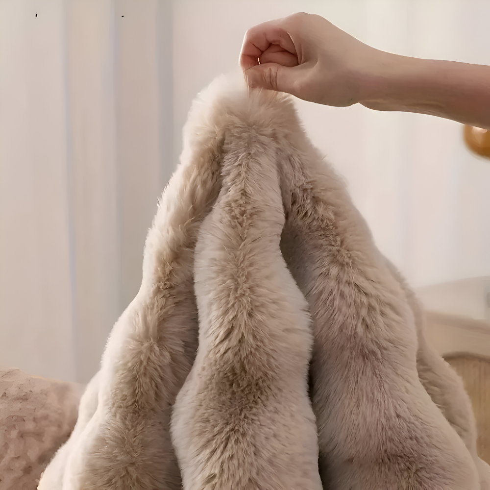 Round Velvety Soft Non-Slip Floor Mat – Cozy Fleece Home Decoration | Bowlift