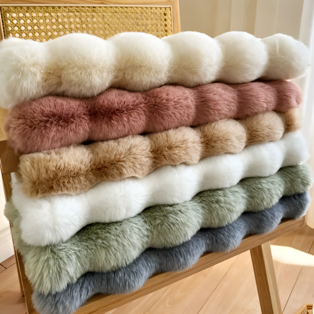 BowLift | Round Velvet Soft Non-Slip Floor Mat – Cozy Fleece Home Decoration