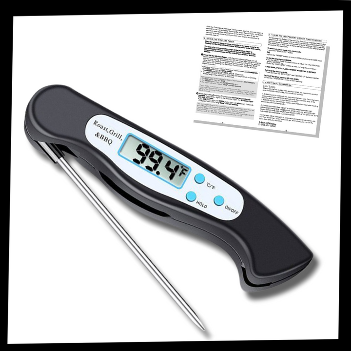 BowLift | Foldable Instant Read Digital Food Thermometer